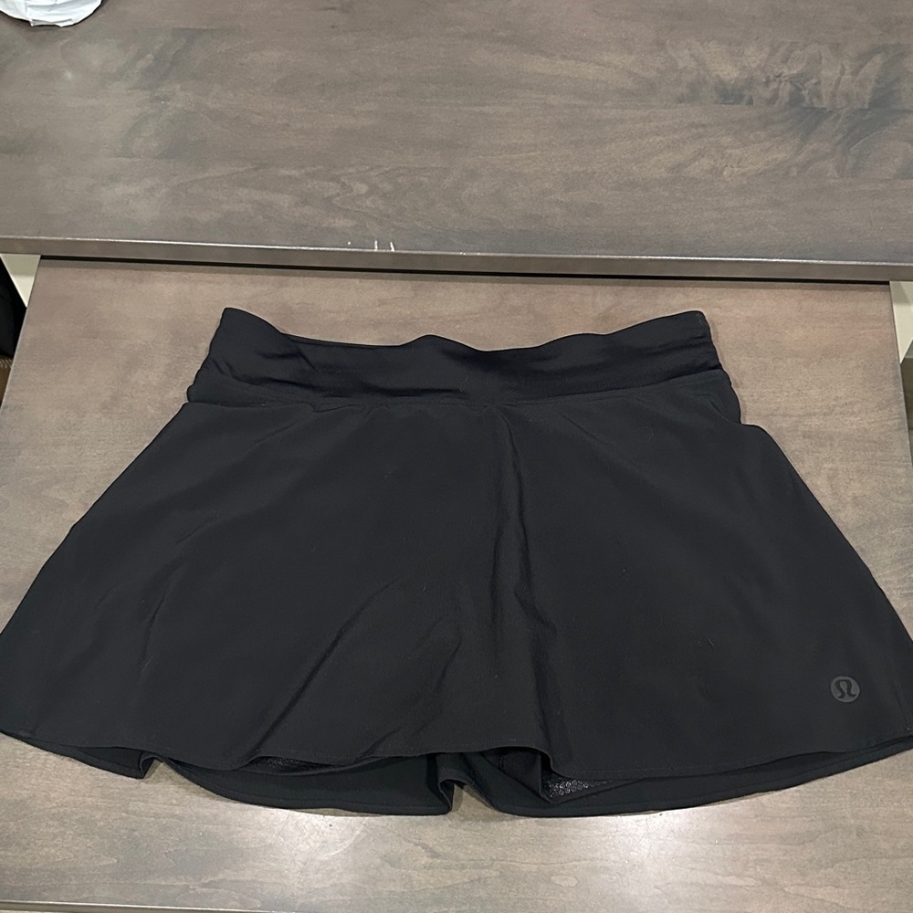 lululemon athletica Black Athletic Skort
